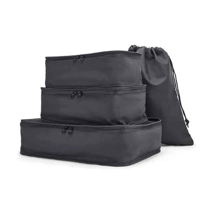 Rock  Black Packing Cubes Set Of 4, Sports Direct