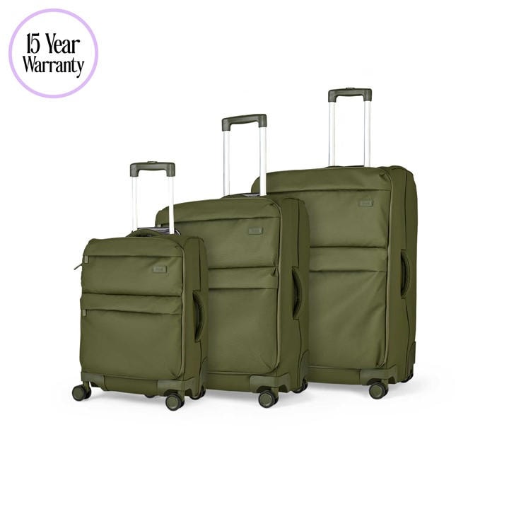 Rock Juniper Suitcase Khaki Green Cabin - Image 2