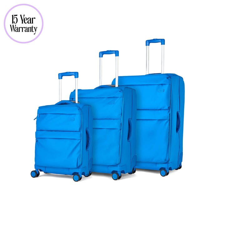 Rock  Blue Juniper Suitcase in Size Cabin, Sports Direct