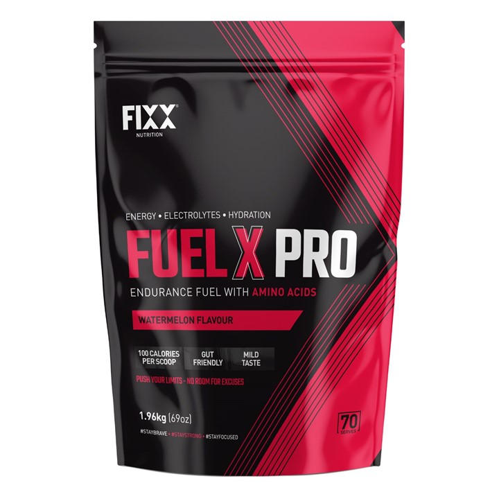 Fixx  Black Fixx: Fuel X Pro + Amino Acids  Bag (30 Serves in Size 840g, Sports Direct