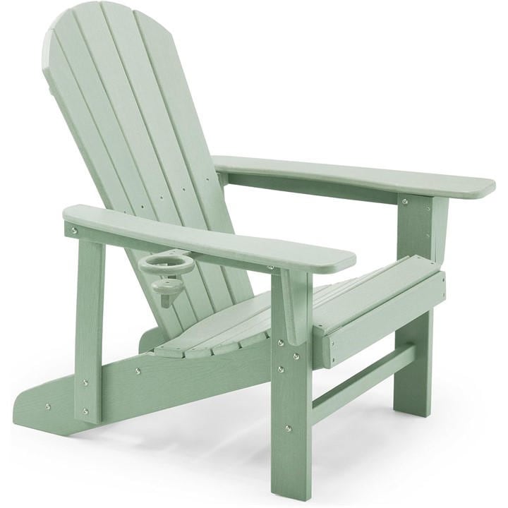 Vonhaus  Green - Grey Adirondack Chair, Sports Direct