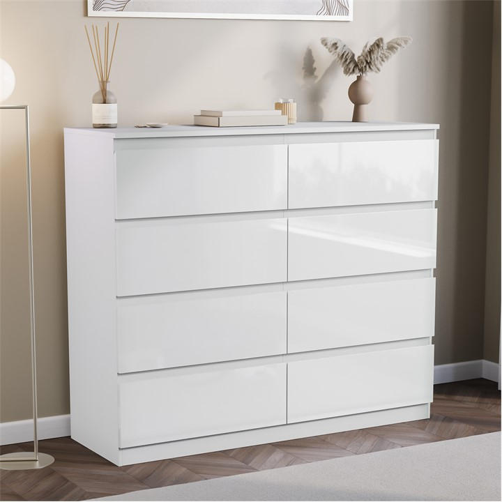 Forest    Glinton High Gloss  Chest, Football by Lassic in Size 8 Drawer, Sports Direct