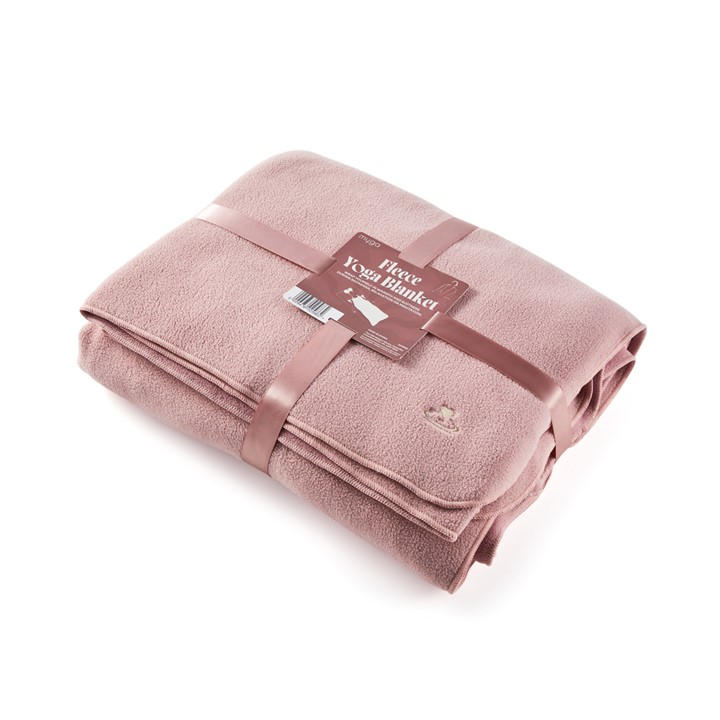 Myga  Pink Fleece Yoga Blanket, Sports Direct