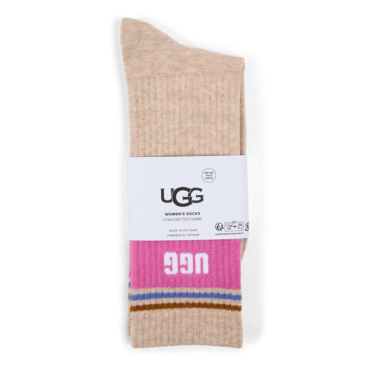 Ugg Women's Grey Crew Socks, Sports Direct