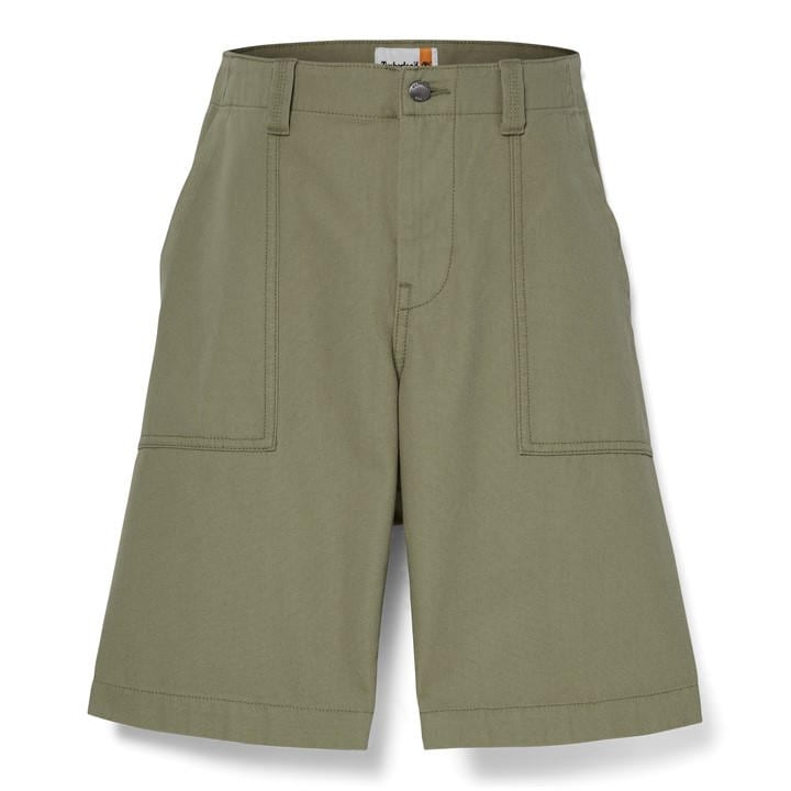 Timberland Men's Brown Canvas Fatigue Shorts in Size 30, Sports Direct