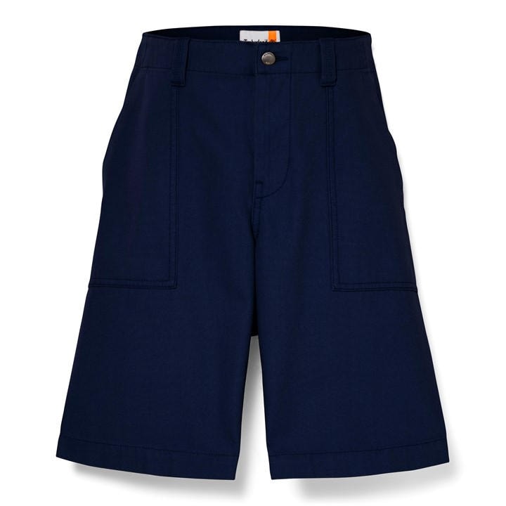 Timberland Men's Blue Canvas Fatigue Shorts in Size 33, Sports Direct