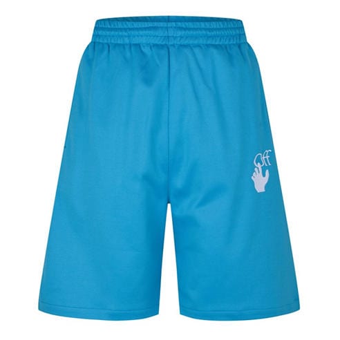 OFF WHITE - Men's Hands Skate Cotton Woven Tracksuit Shorts