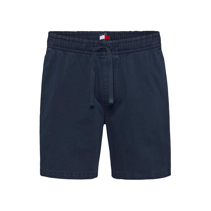 Tommy Jeans Men' Blue Twill Tracksuit Shorts in Size S, Sports Direct