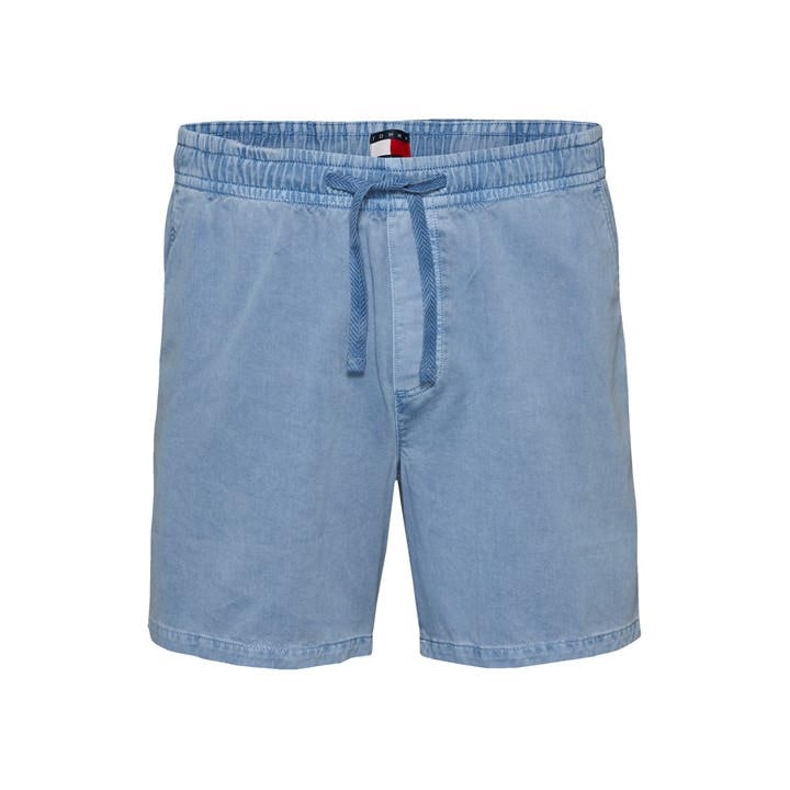 Tommy Jeans Men' Blue Twill Tracksuit Shorts in Size S, Sports Direct