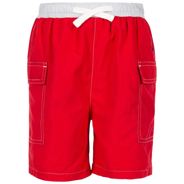 Trespass Boys Red   Depths Woven Tracksuit Shorts in Size 9 - 10 Years, Sports Direct