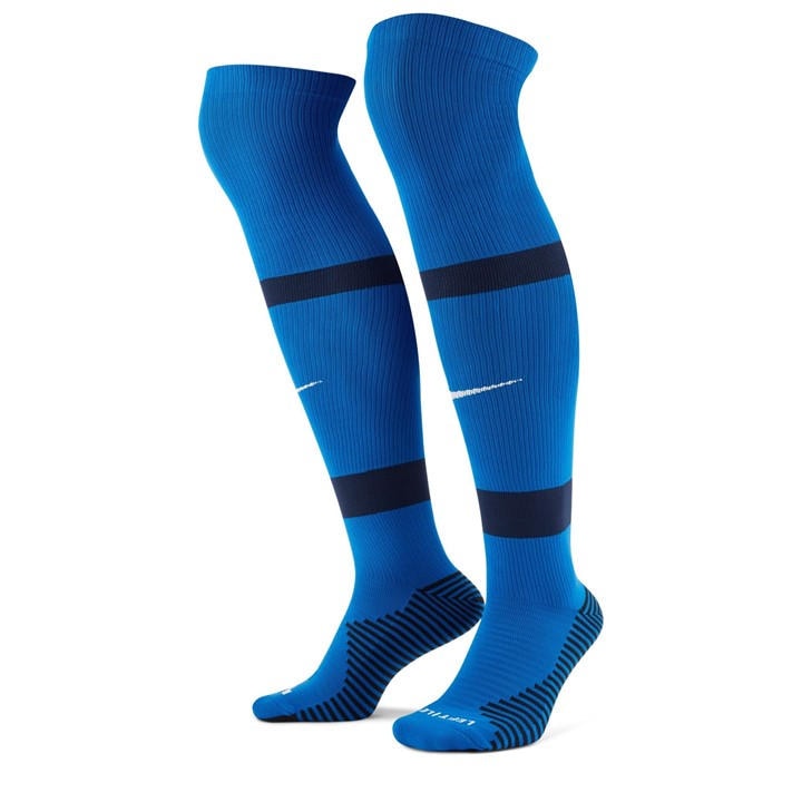 Nike Boys Blue Matchfit Soccer Knee-High Socks Football Sock in Size XS 31-35, Sports Direct