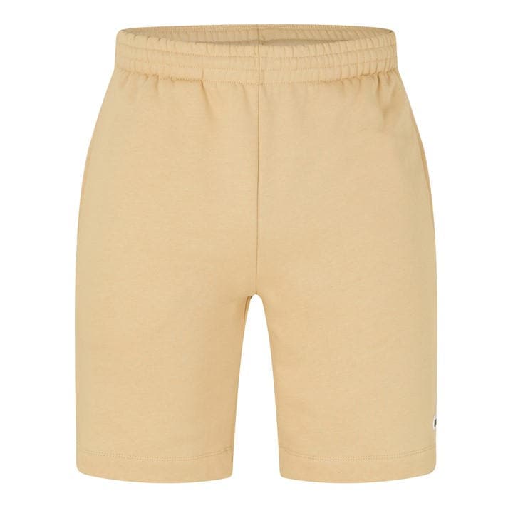 Lacoste Men's Beige Basic Fleece Shorts in Size XL, Sports Direct