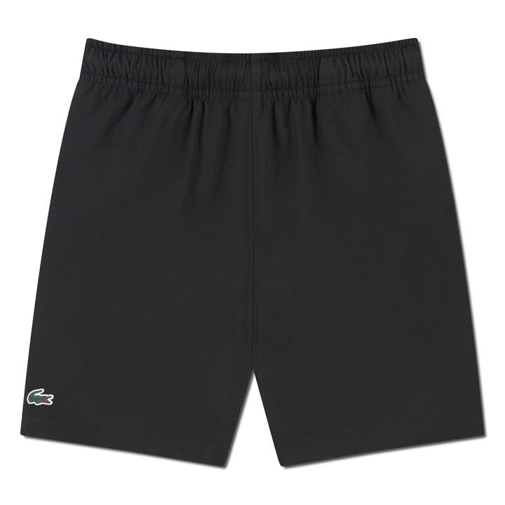 Lacoste Boys Black Kids' Woven Tracksuit Shorts, Sports Direct