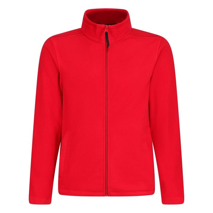 Regatta Men' Red Micro Full-Zip Fleece in Size S, Sports Direct