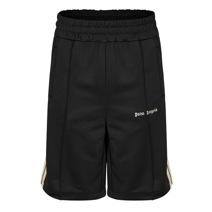 Palm Angels Men's Black Woven Tracksuit Shorts in Size L, Sports Direct