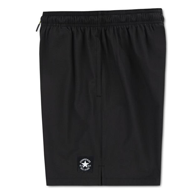 Black - Converse - Kids' Woven Tracksuit Shorts