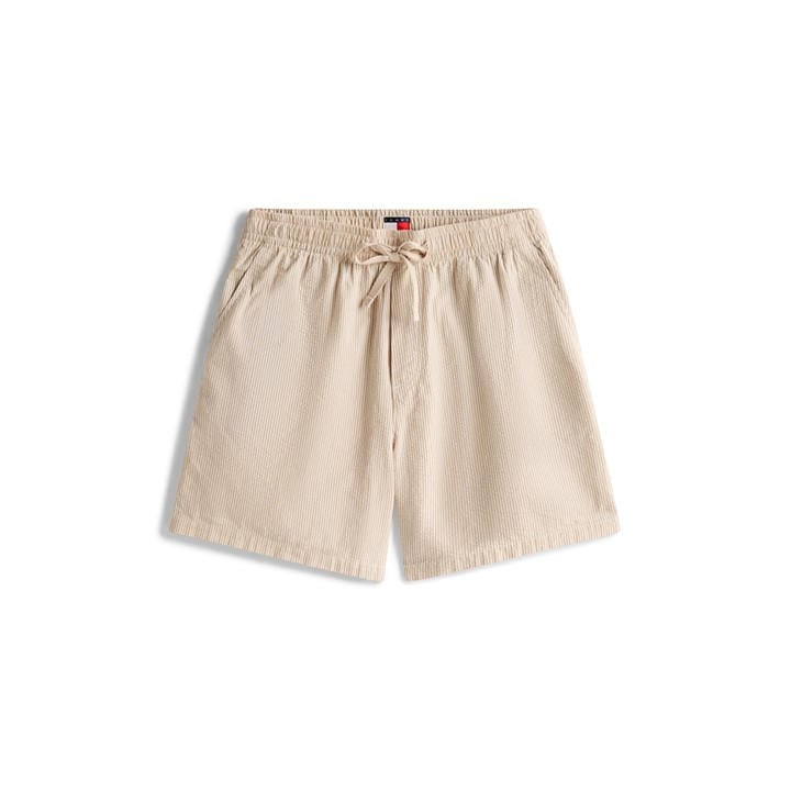 Tommy Jeans Men' Beige Seersucker Tracksuit Shorts in Size S, Sports Direct