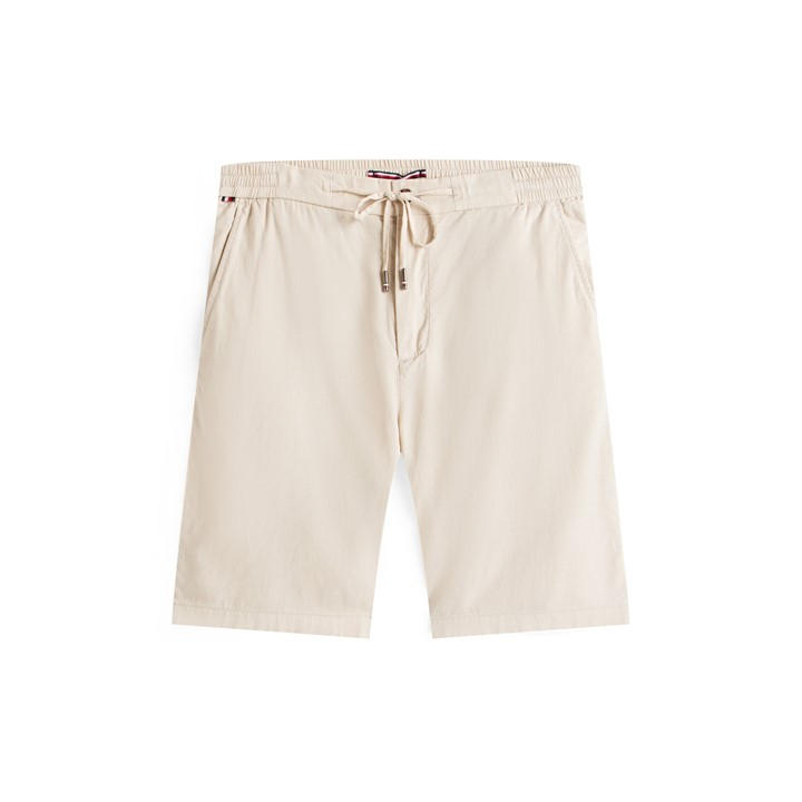 Tommy Hilfiger Men's Beige Washed Lightweight Woven Tracksuit Shorts in Size 36 R, Sports Direct