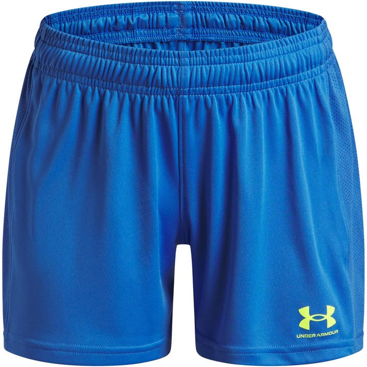 Under Armour Girls Blue Kids' Woven Tracksuit Shorts in Size M, Sports Direct