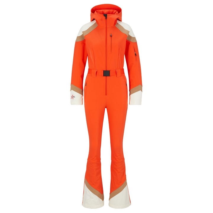 Boss Women's Orange Weather-Resistant Ski Suit in Size 16, Sports Direct