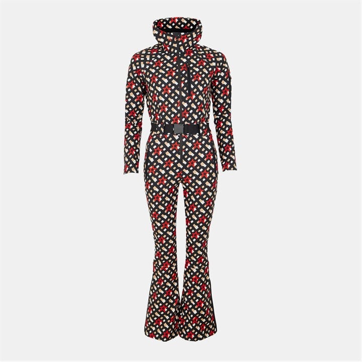 Boss Women's Black Technical Weather-Resistant Streamlined Fit Ski Suit in Size 16, Sports Direct