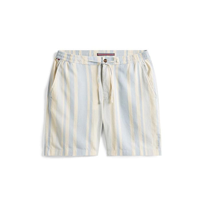Tommy Hilfiger Men's Blue Stripe Woven Tracksuit Shorts in Size 32 R, Sports Direct