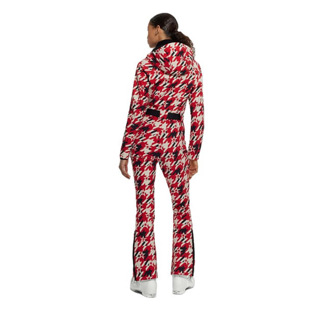 Червено - Boss - Women's Moisture Wicking Tailored Fit Ski Suits