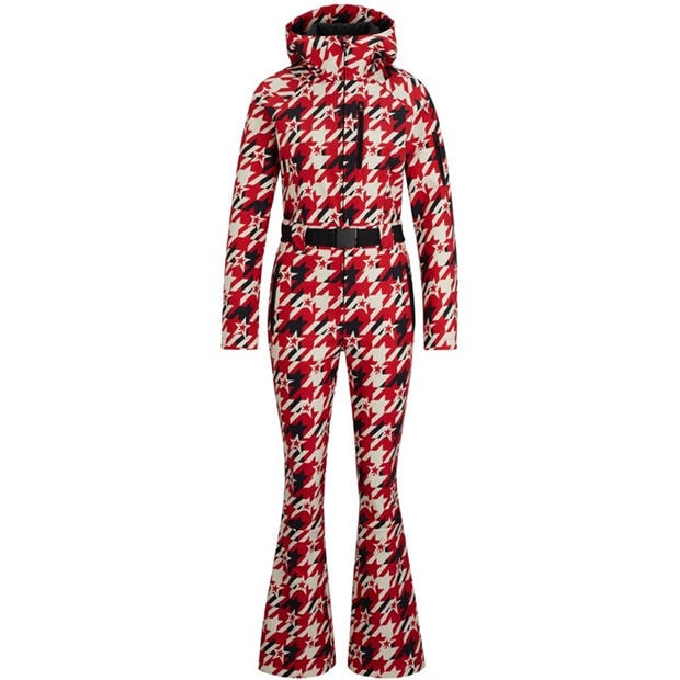 Червено - Boss - Women's Moisture Wicking Tailored Fit Ski Suits