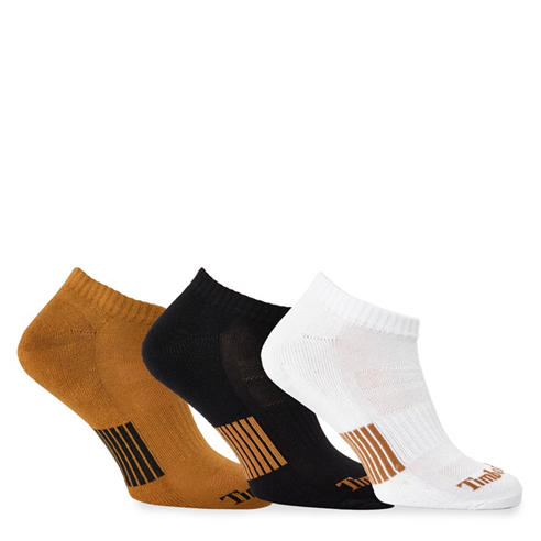 Timberland - Men's 3P DbLogo NShow Invisible Socks