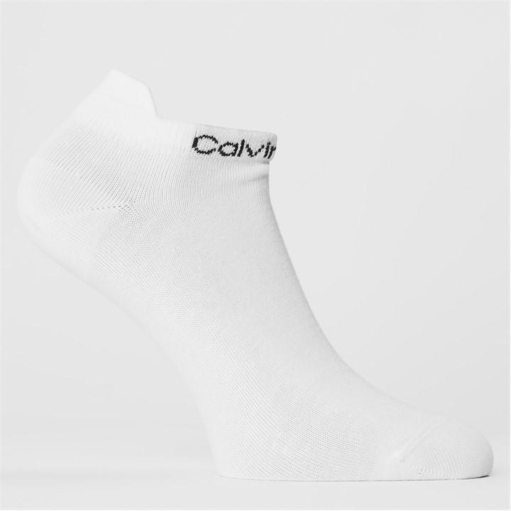 Calvin Klein Women's White Trainers Socks in Size 4 -8, Sports Direct