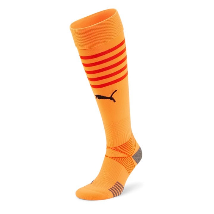 Puma Men's Orange Teamfinal Football Socks in Size 7 - 11, Sports Direct