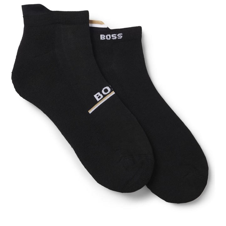 Boss Men's Black 2P As Iconic Loop Cc 10276556 in Size 6 - 12 Months, Sports Direct