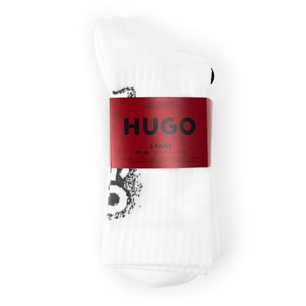 White 100 - Hugo - Men's Quarter Socks
