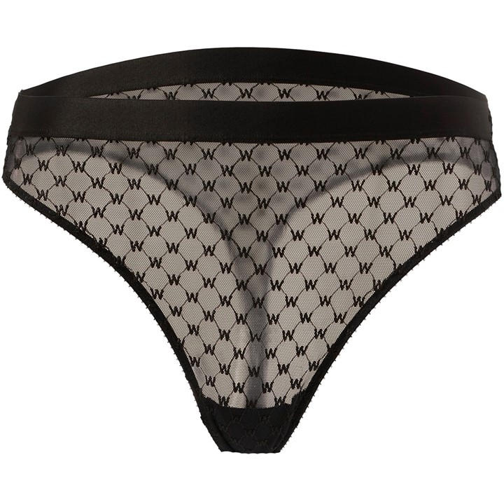 Wolford Women's Black Thong in Size 8, Sports Direct