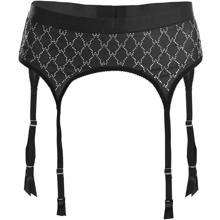 Wolford Women's Black Garter Belt in Size 16, Sports Direct