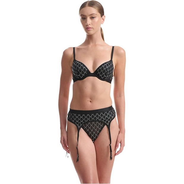Black - Wolford - Garter Belt