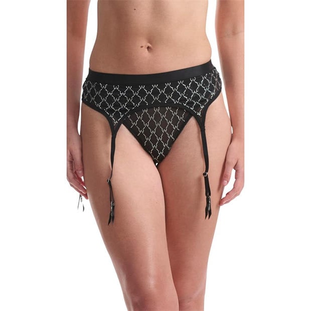 Black - Wolford - Garter Belt