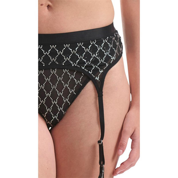 Black - Wolford - Garter Belt