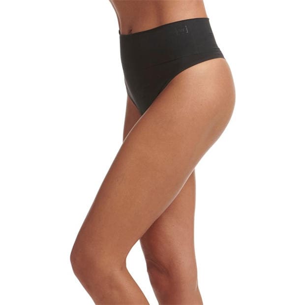 Black - Wolford - High Waist thong