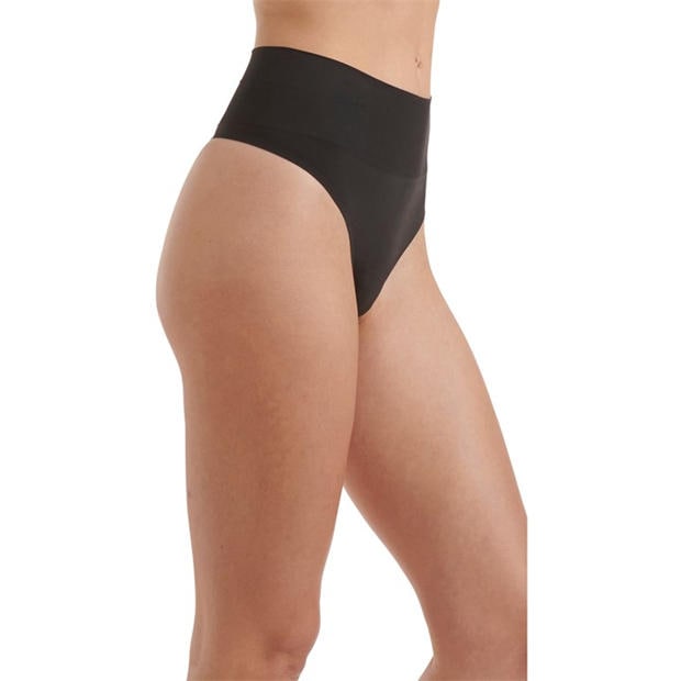 Black - Wolford - High Waist thong