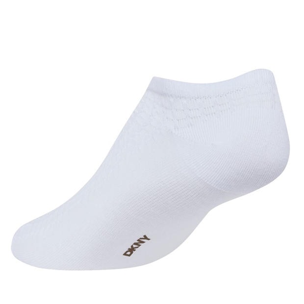 White/Khak/Oliv - DKNY - Mens 3 Pack Trainer Liners Leif