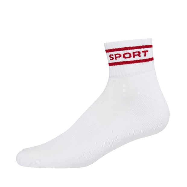 3pk White - DKNY - Mens 3 Pack Sports Socks Apollo