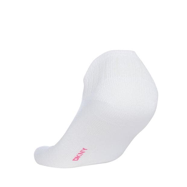 White/Pink/Blck - DKNY - Womens 3 Pack Trainer Liner Emaline