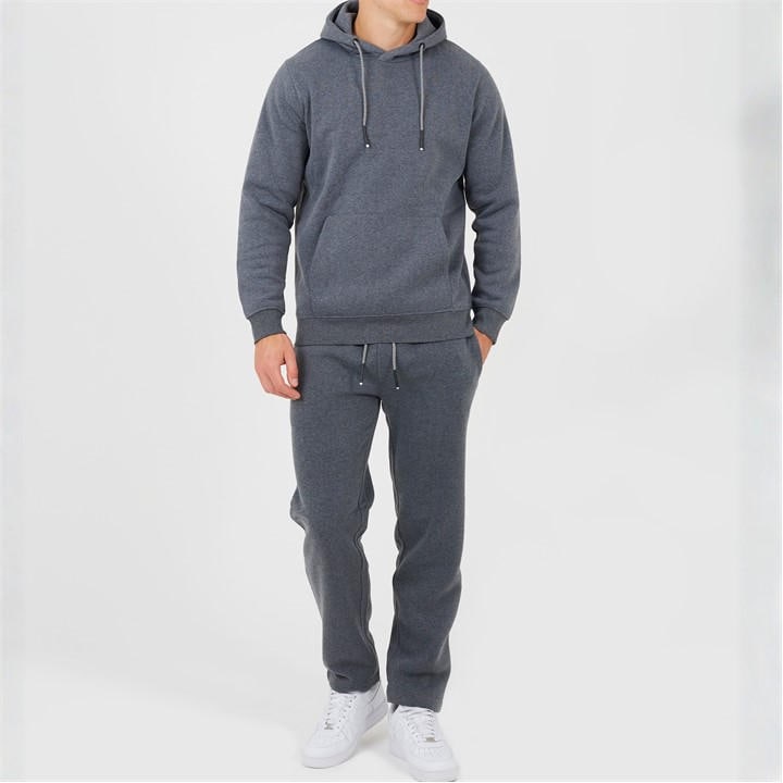 Brave Soul Men's Grey Hoodie And Matching Joggers Set in Size XL, Sports Direct