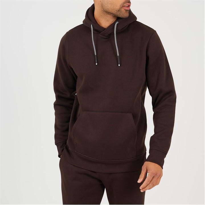 Brave Soul Men's Brown Hoodie And Matching Joggers Set in Size 2XL, Sports Direct