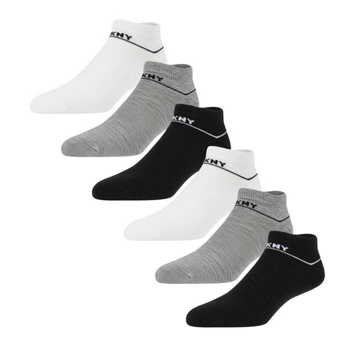 Dkny Men's  6 Pack Trainer Liners Jefferson in Size 7 - 11, Sports Direct