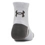 Mod Gray/White - Under Armour - Tech 3 Pack Trainer Socks
