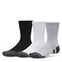 Mod Gray/White - Under Armour - Tech 3 Pack Trainer Socks