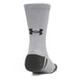 Mod Gray/White - Under Armour - Tech 3 Pack Trainer Socks