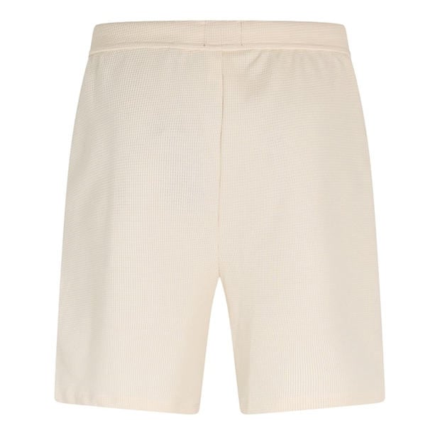 Open White - Boss - Men's Embroidered Waffle Pyjama Shorts